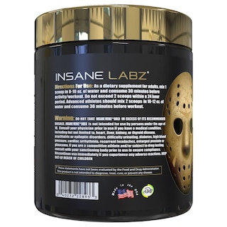 Foto 3 | Polvo Para Antes Del Entrenamiento Insane Labz Insane Veinz Gold 30 Porciones - Venta Internacional.