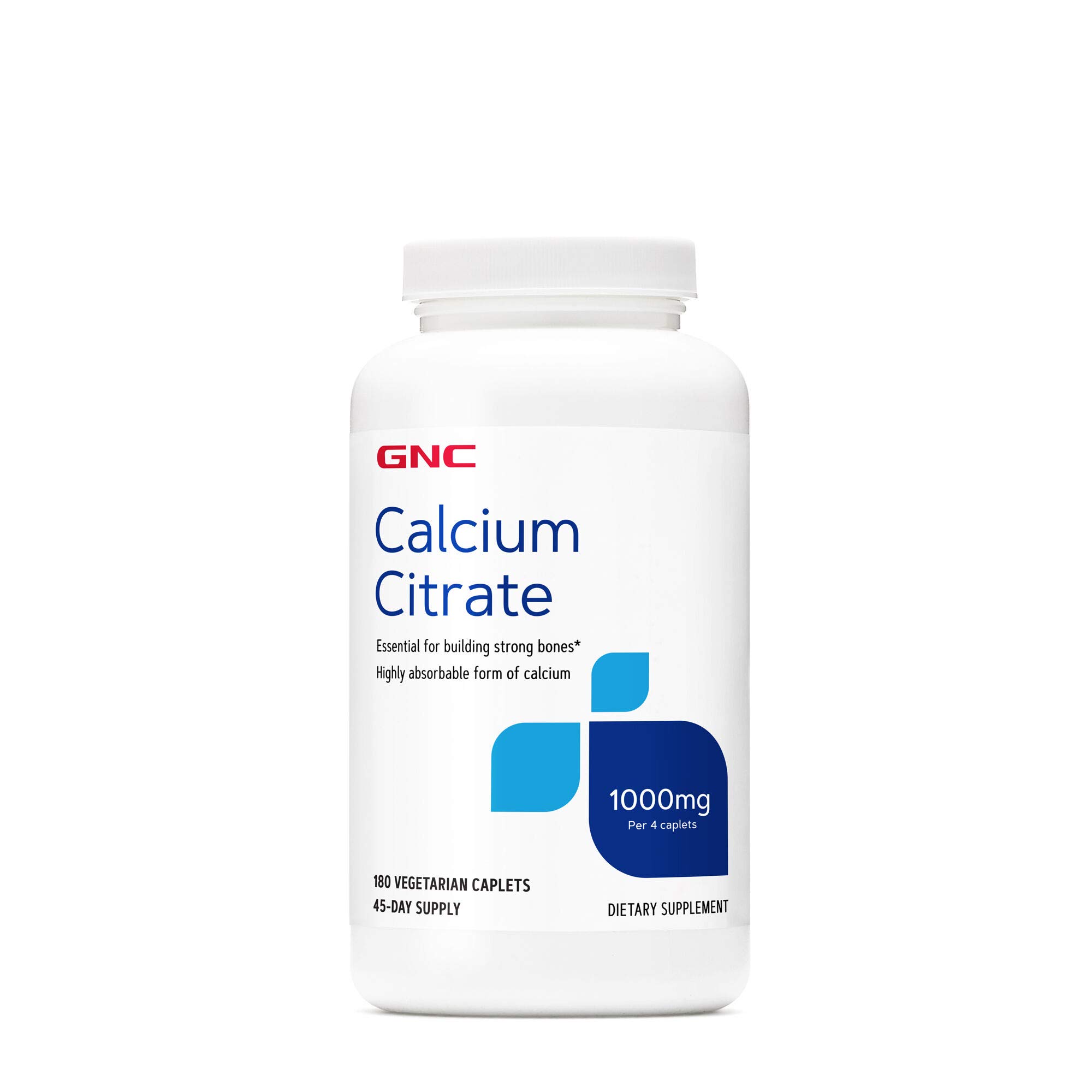 Foto 1 | Suplemento De Citrato De Calcio Gnc 1000 Mg 180 Cápsulas - Venta Internacional.