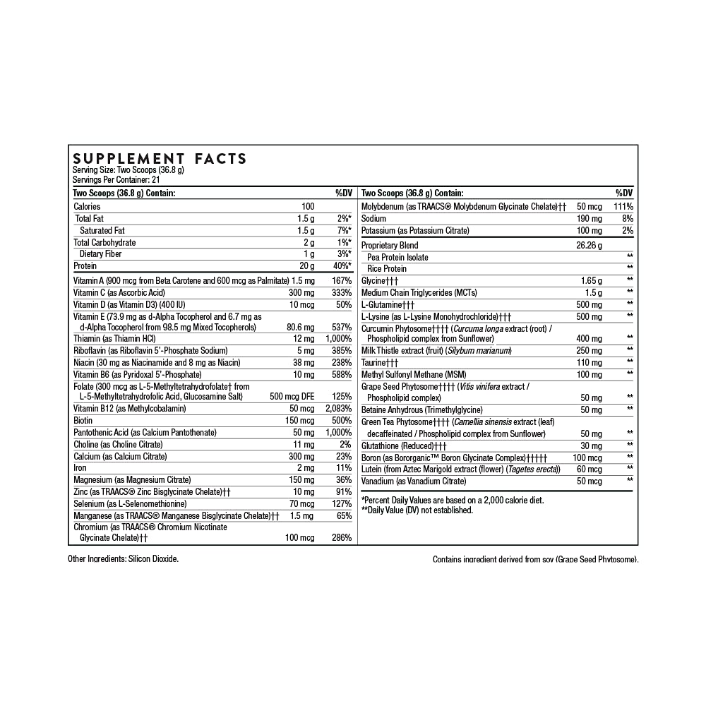 Foto 3 | Suplemento Thorne Mediclear Plus Foundational Support 800 Ml - Venta Internacional.