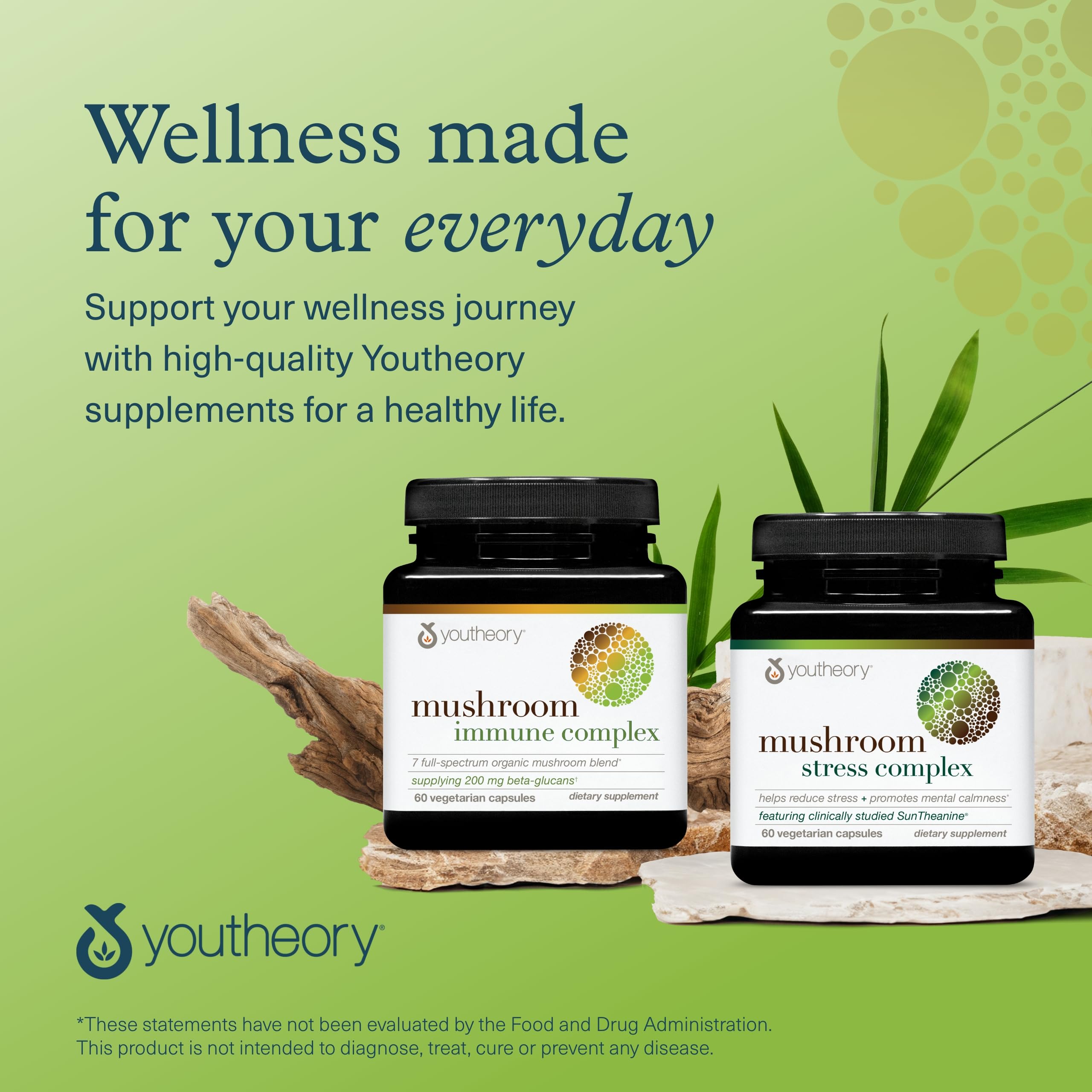 Foto 7 | Suplemento Youtheory Mushroom Immune Complex 60 Cápsulas - Venta Internacional.