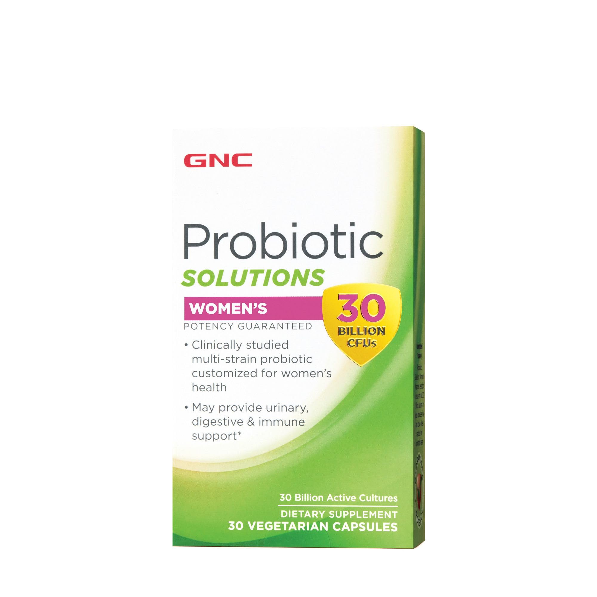 Foto 1 | Probiotic Gnc Probiotic Solutions Para Mujeres  30 Mil Millones De Ufc  30 Cápsulas - Venta Internacional.