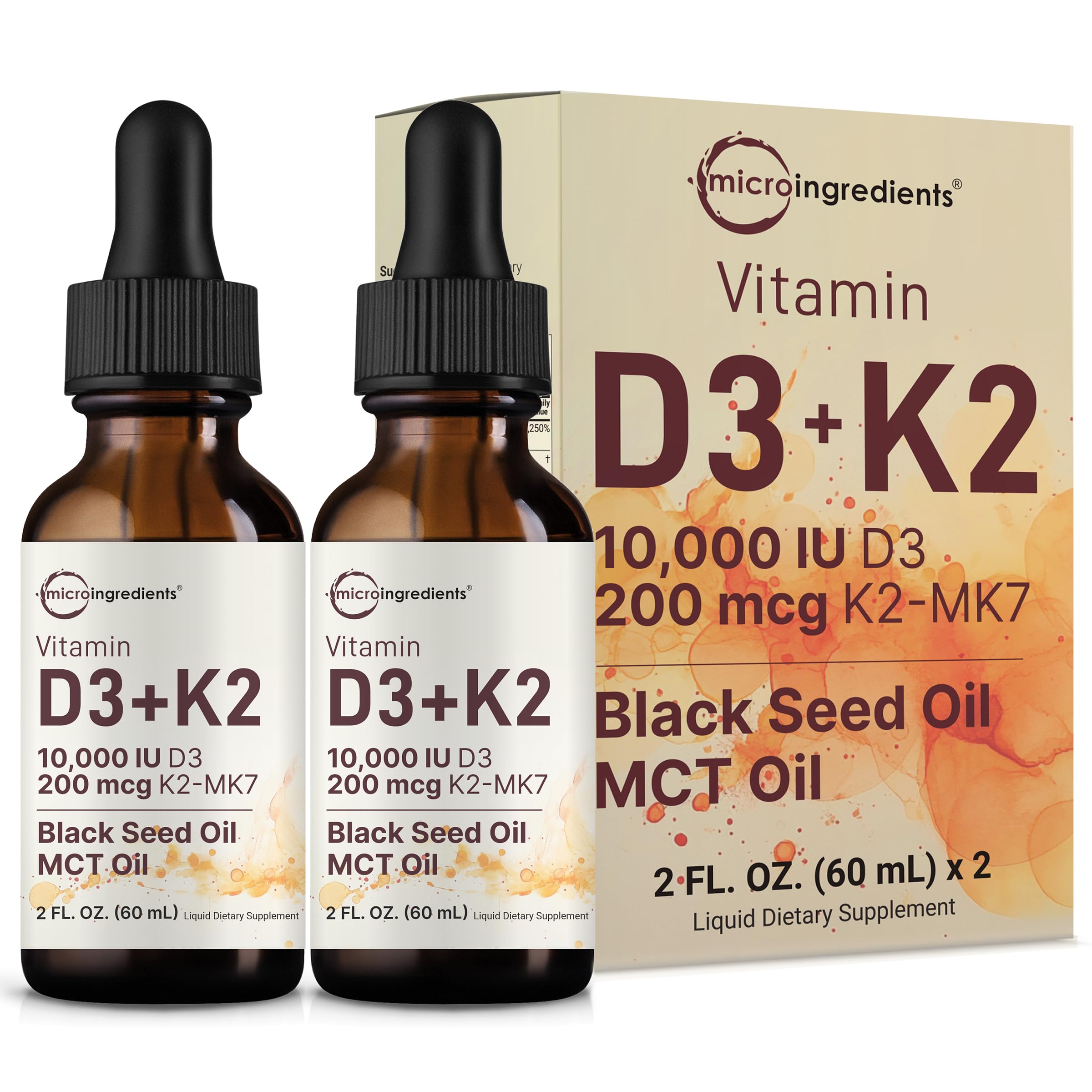 Foto 2 pulgar | Suplemento De Microingredientes: Vitamina D3 10000 Ui + K2 200 Mcg - Venta Internacional.