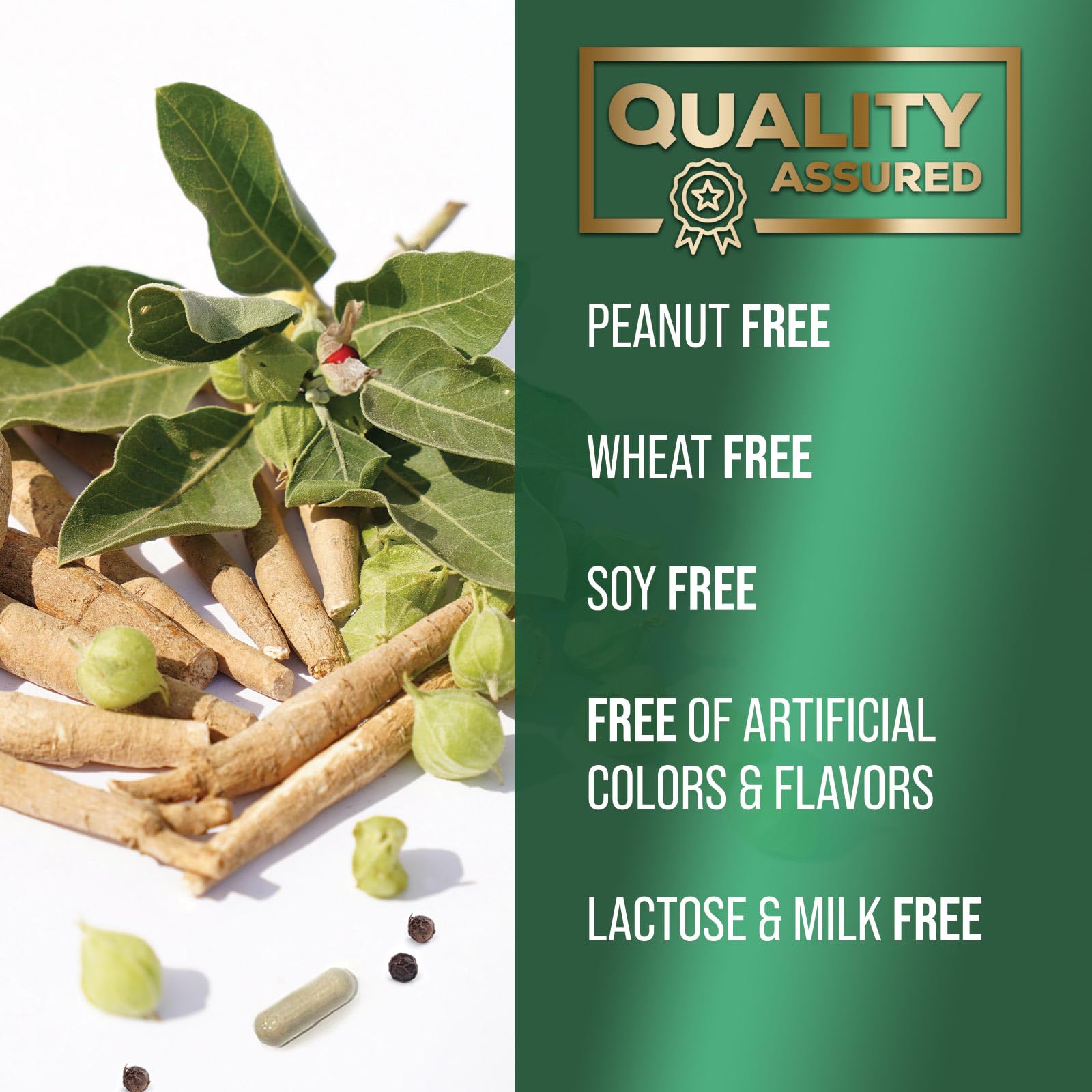 Foto 7 | Suplemento Nature's Nutrition Herbal Ashwagandha  2.100 Mg - Venta Internacional.