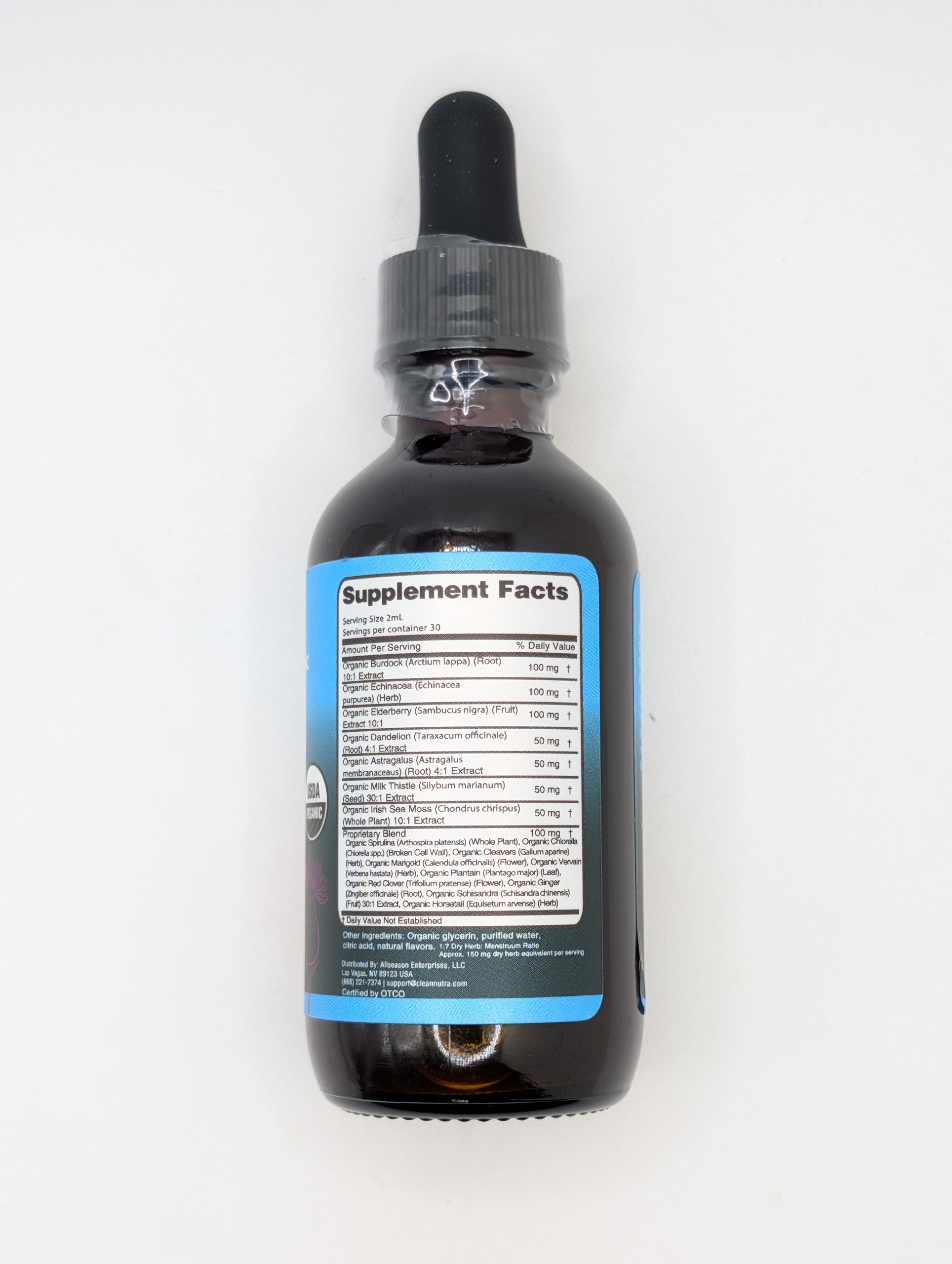 Foto 7 | Supplement Clean Nutra  Drenaje Linfático  Bardana Y Equinácea - Venta Internacional.