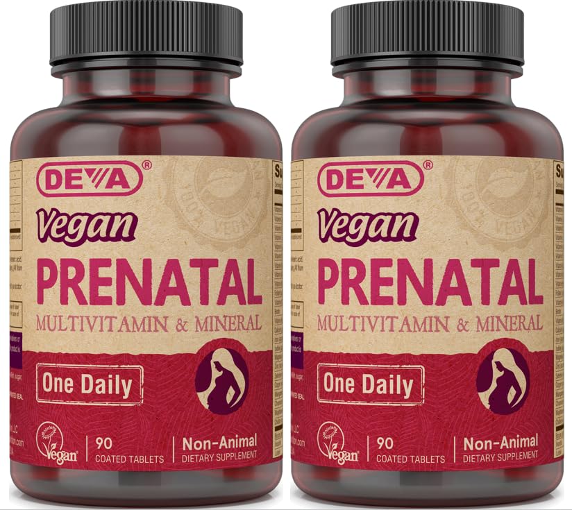 Foto 2 pulgar | Multivitamínico Prenatal Deva  Vitaminas Veganas  90 Comprimidos X 2 - Venta Internacional.