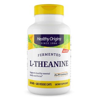 Foto 1 | Suplemento De L-teanina De Healthy Origins 100 Mg 180 Cápsulas Vegetarianas - Venta Internacional.