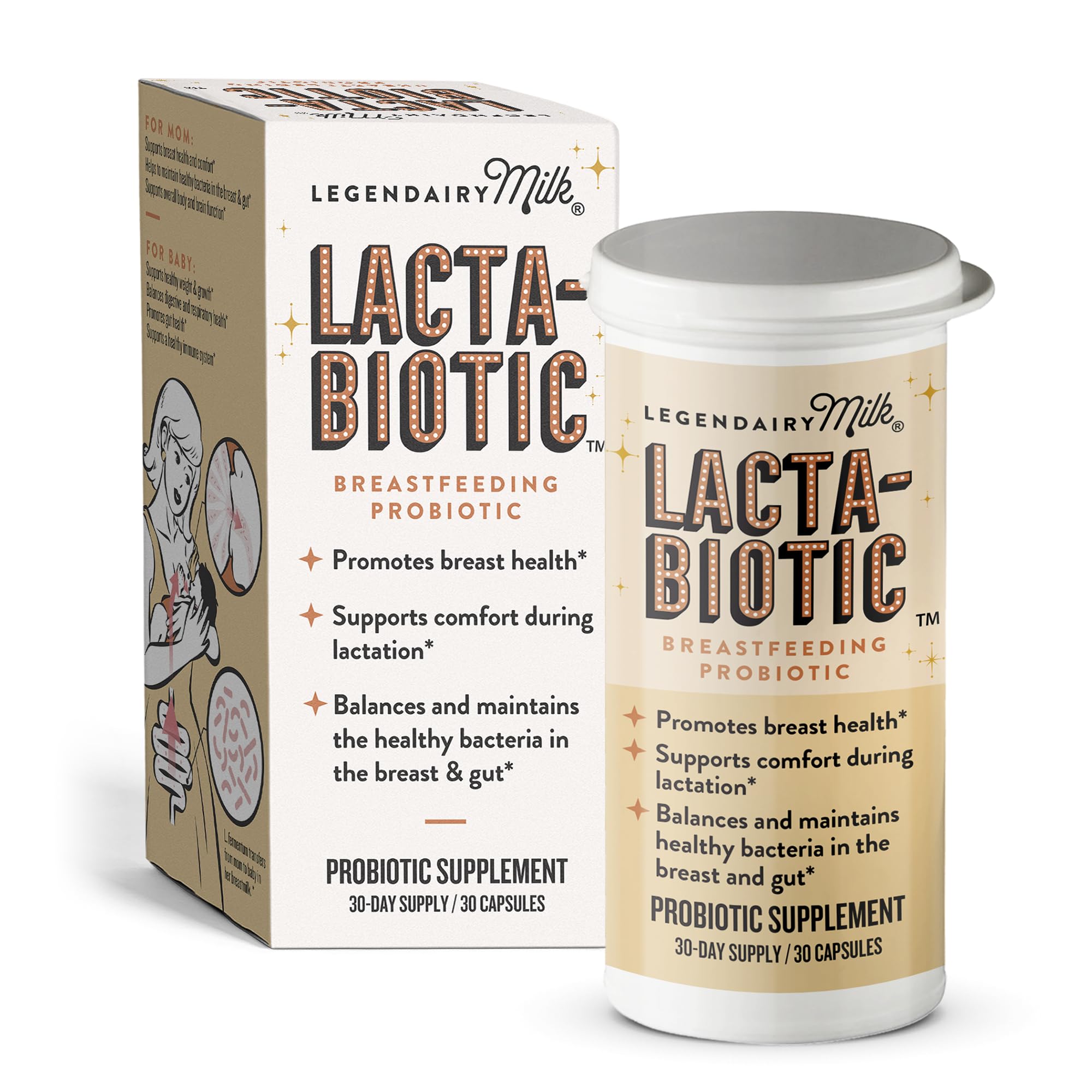 Foto 1 | Leche Láctea Probiótica Para Amamantar  Probiótica  Legendaria  30 Unidades - Venta Internacional.