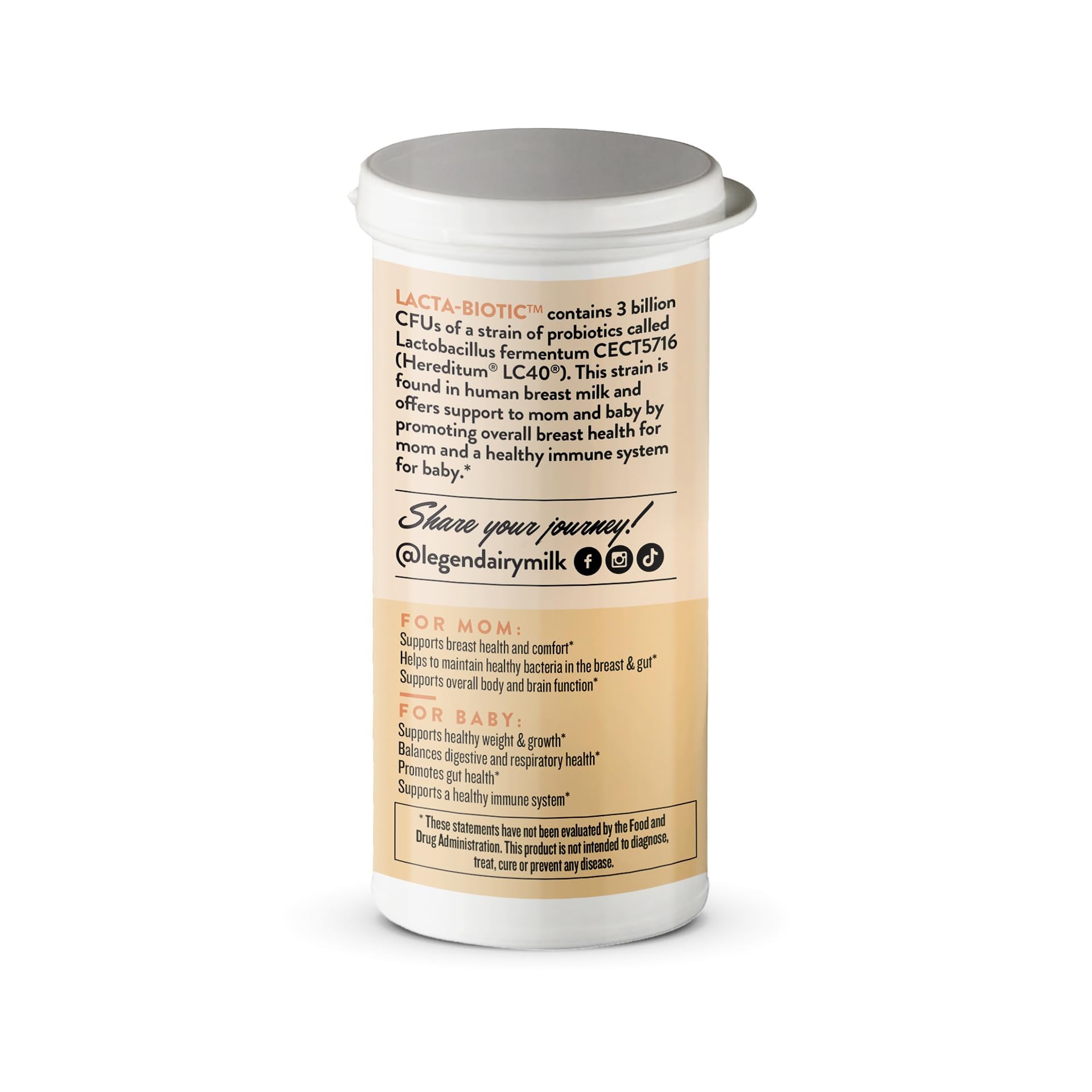 Foto 5 pulgar | Leche Láctea Probiótica Para Amamantar  Probiótica  Legendaria  30 Unidades - Venta Internacional.