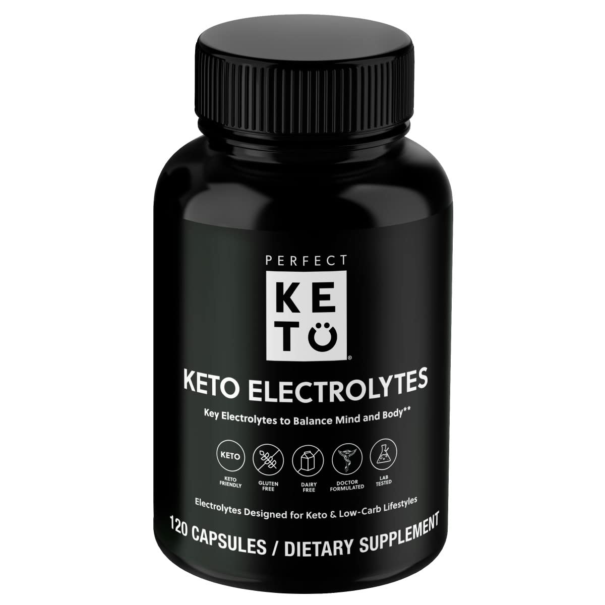 Foto 1 | Suplemento Electrolítico Perfect Keto Electrolytes 120 Cápsulas - Venta Internacional.