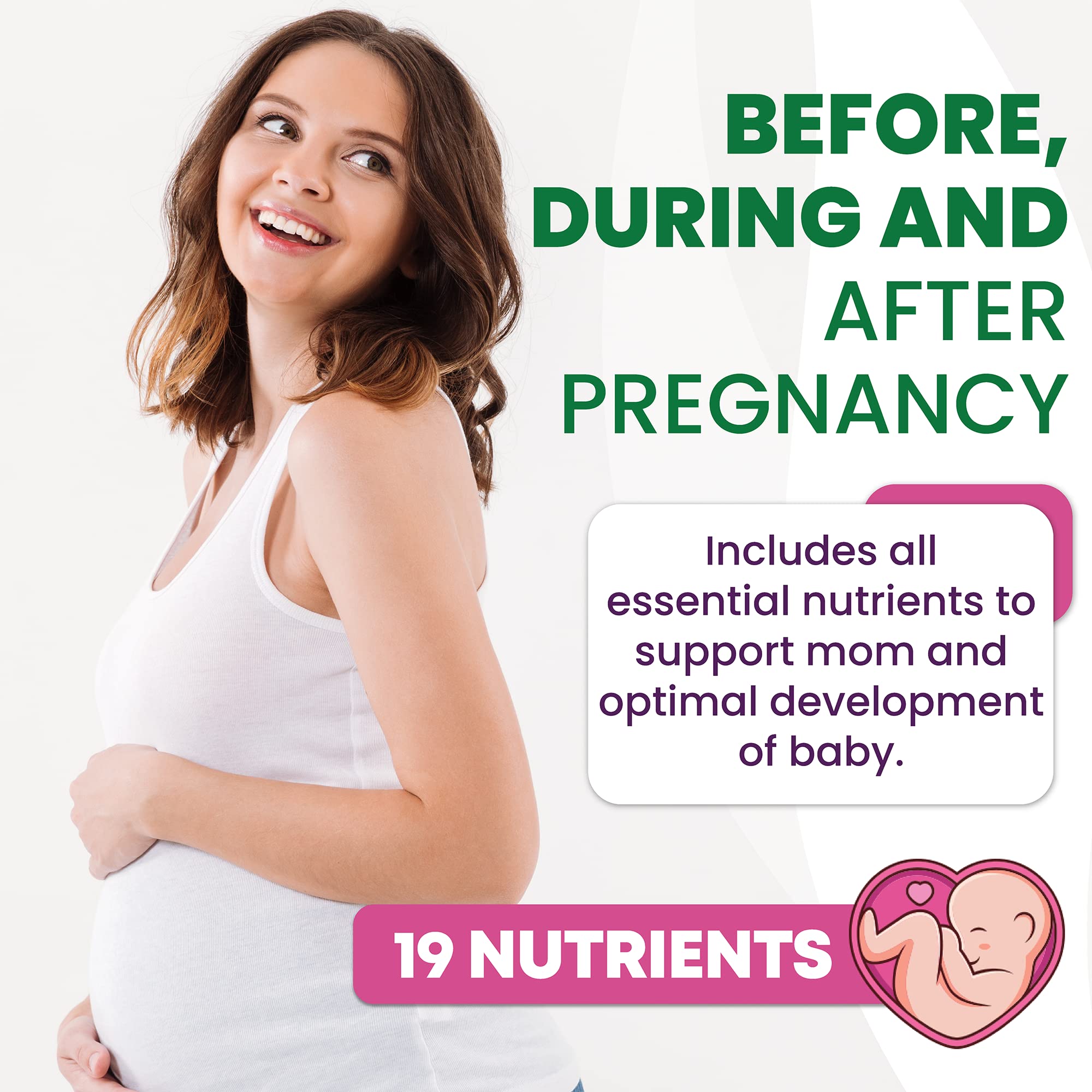 Foto 4 pulgar | Vitaminas Prenatales Elaboradas Por La Naturaleza Con Dha Y Ácido Fólico 120 Cápsulas Blandas - Venta Internacional.
