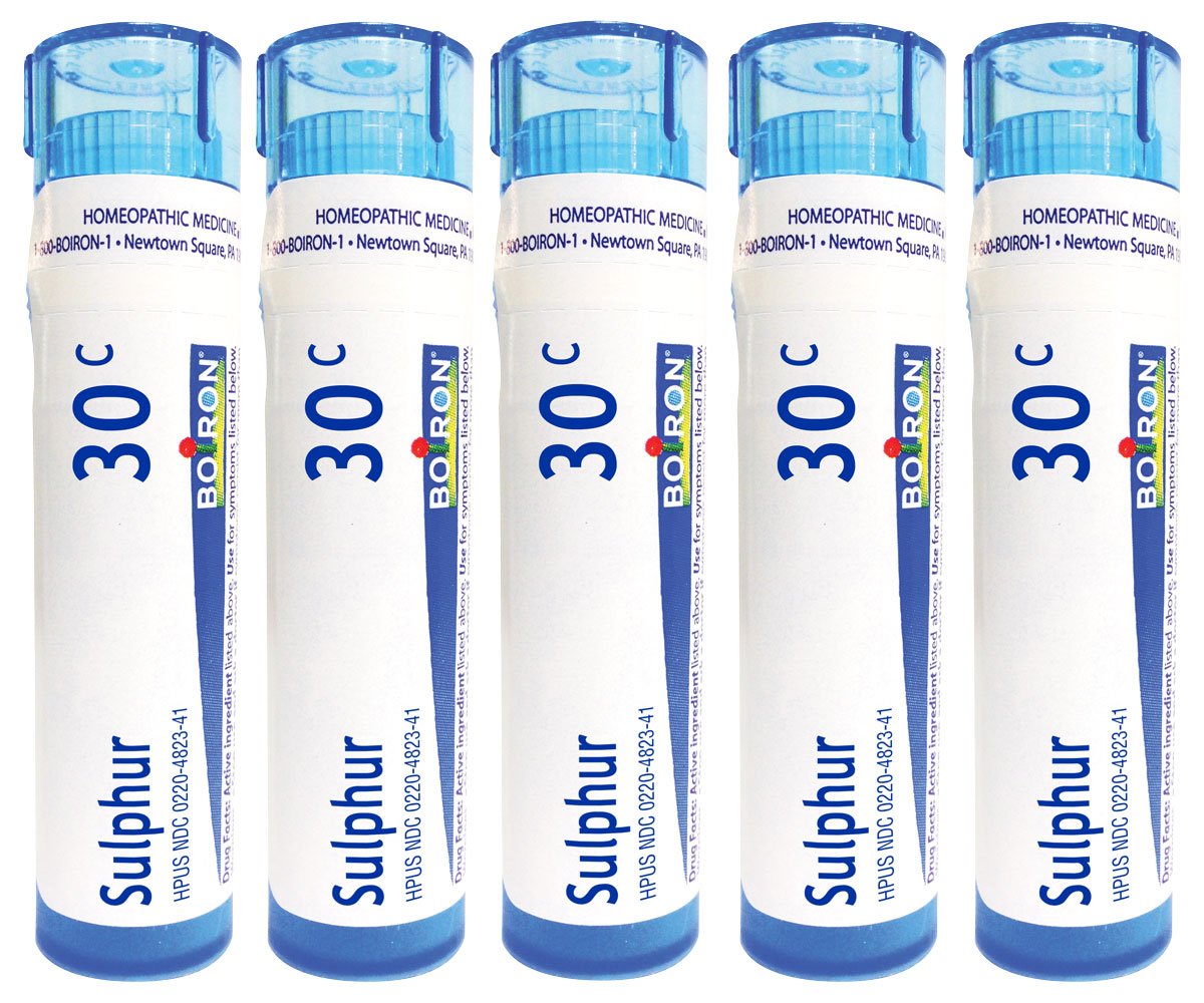 Foto 2 pulgar | Medicamento Homeopático Boiron Sulphur 30c Para Sarpullido Cutáneo  5 X 80 Gránulos - Venta Internacional.