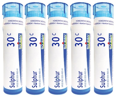 Foto 1 | Medicamento Homeopático Boiron Sulphur 30c Para Sarpullido Cutáneo 5 X 80 Gránulos - Venta Internacional.