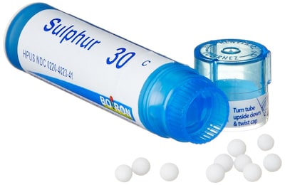 Foto 4 | Medicamento Homeopático Boiron Sulphur 30c Para Sarpullido Cutáneo 5 X 80 Gránulos - Venta Internacional.
