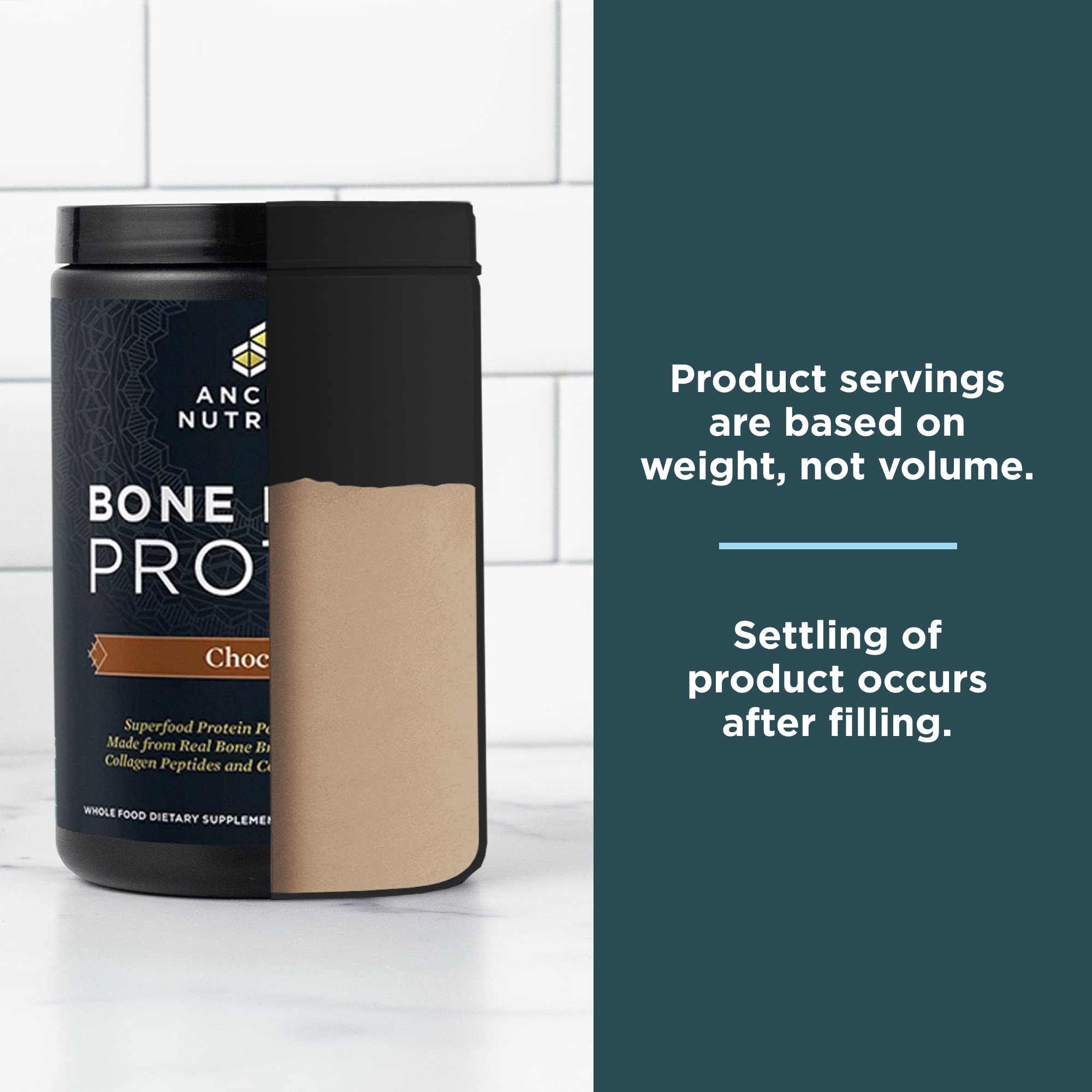 Foto 7 | Proteína En Polvo Ancient Nutrition  Caldo De Huesos  Chocolate  20 G - Venta Internacional.