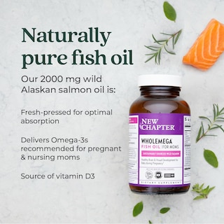 Foto 4 | Suplemento De Aceite De Pescado New Chapter Wholemega Para Mamás 90 Unidades - Venta Internacional.