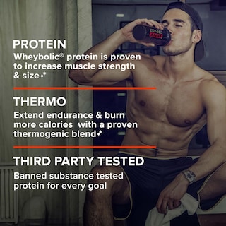 Foto 6 | Fudge De Chocolate Rasgado Con Proteína En Polvo Gnc Amp Wheybolic 880 G - Venta Internacional.