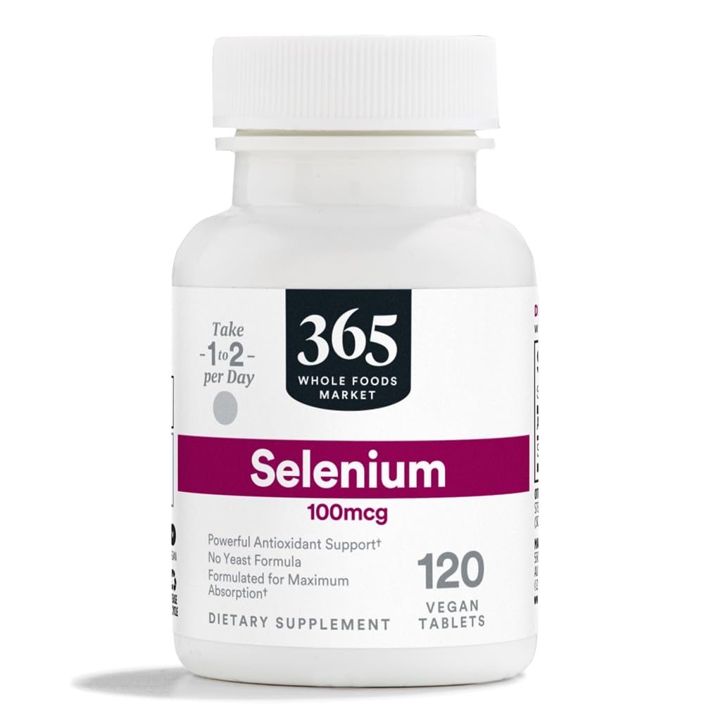 Foto 2 pulgar | Suplemento 365 De Whole Foods Market  Selenio  100 Mcg  120 Tabletas - Venta Internacional.