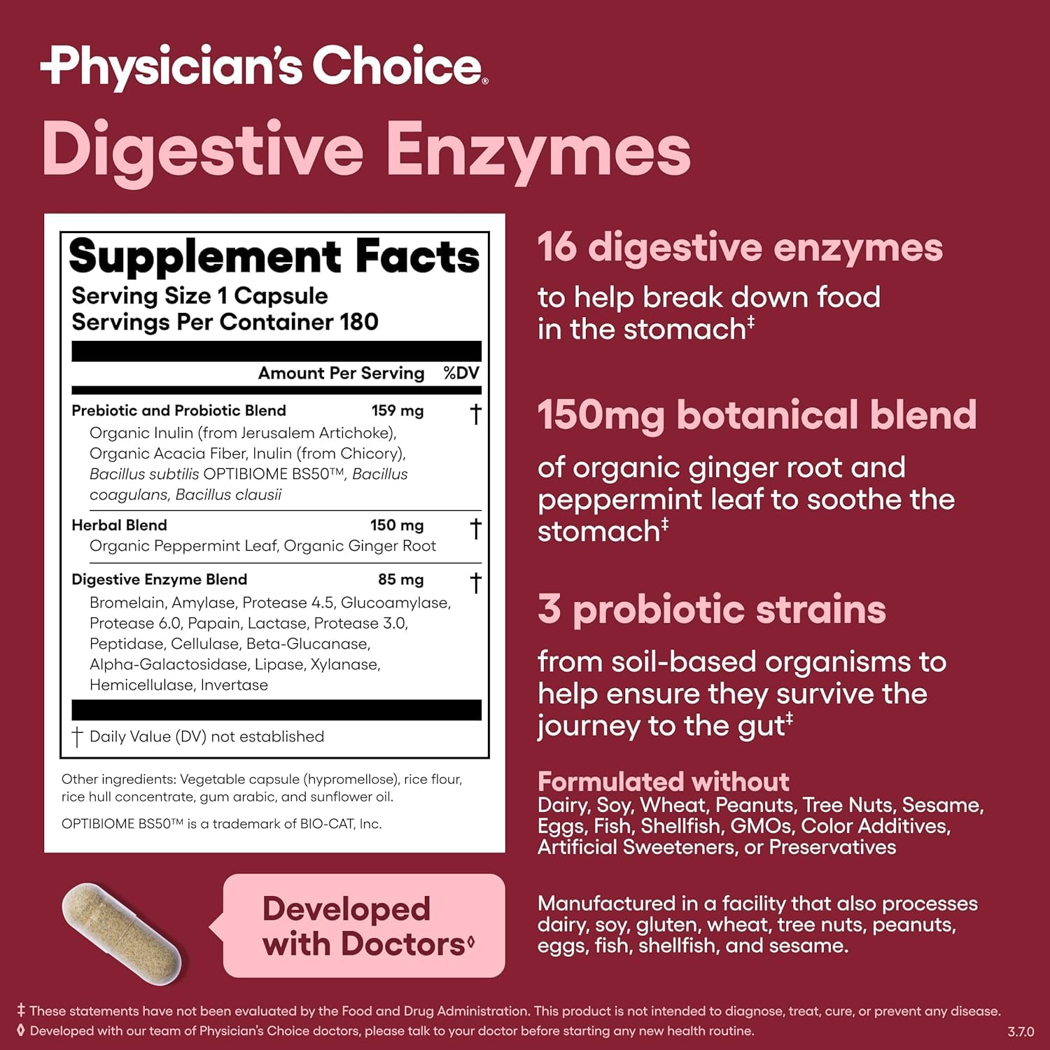 Foto 6 | Paquete De Salud Physician's Choice Advanced Gut Health - Venta Internacional.