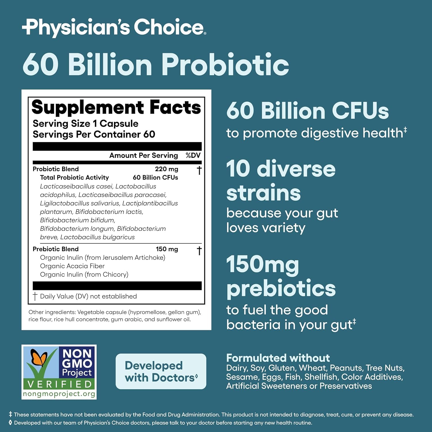 Foto 8 pulgar | Paquete De Salud Physician's Choice Advanced Gut Health - Venta Internacional.