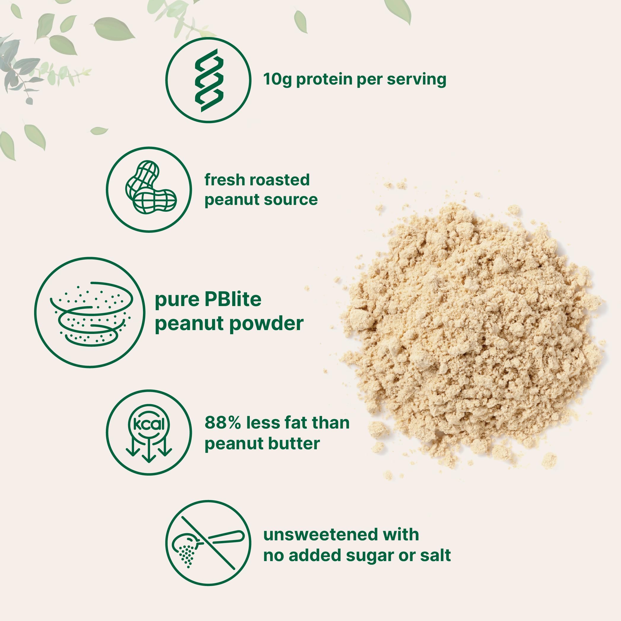 Foto 5 pulgar | Microingredientes De Mantequilla De Cacahuete En Polvo  1 8 Kg (1 9 L)  10 G De Proteína - Venta Internacional.