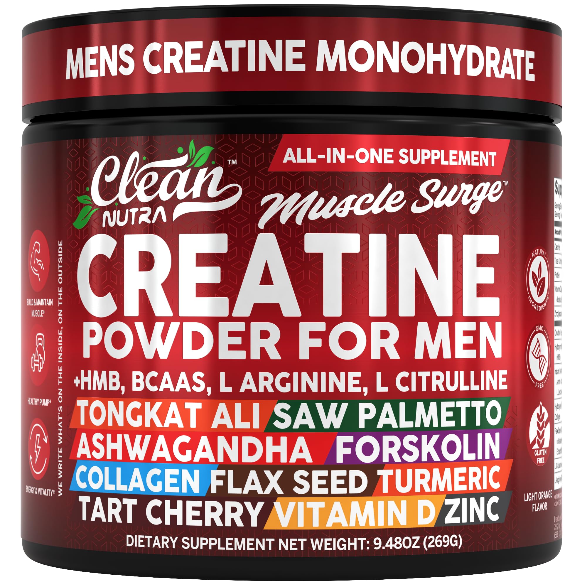 Foto 2 pulgar | Suplemento Clean Nutra Creatine Power Para Hombre 269 G - Venta Internacional.