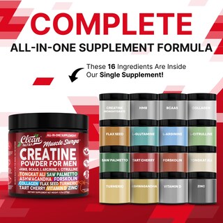 Foto 2 | Suplemento Clean Nutra Creatine Power Para Hombre 269 G - Venta Internacional.