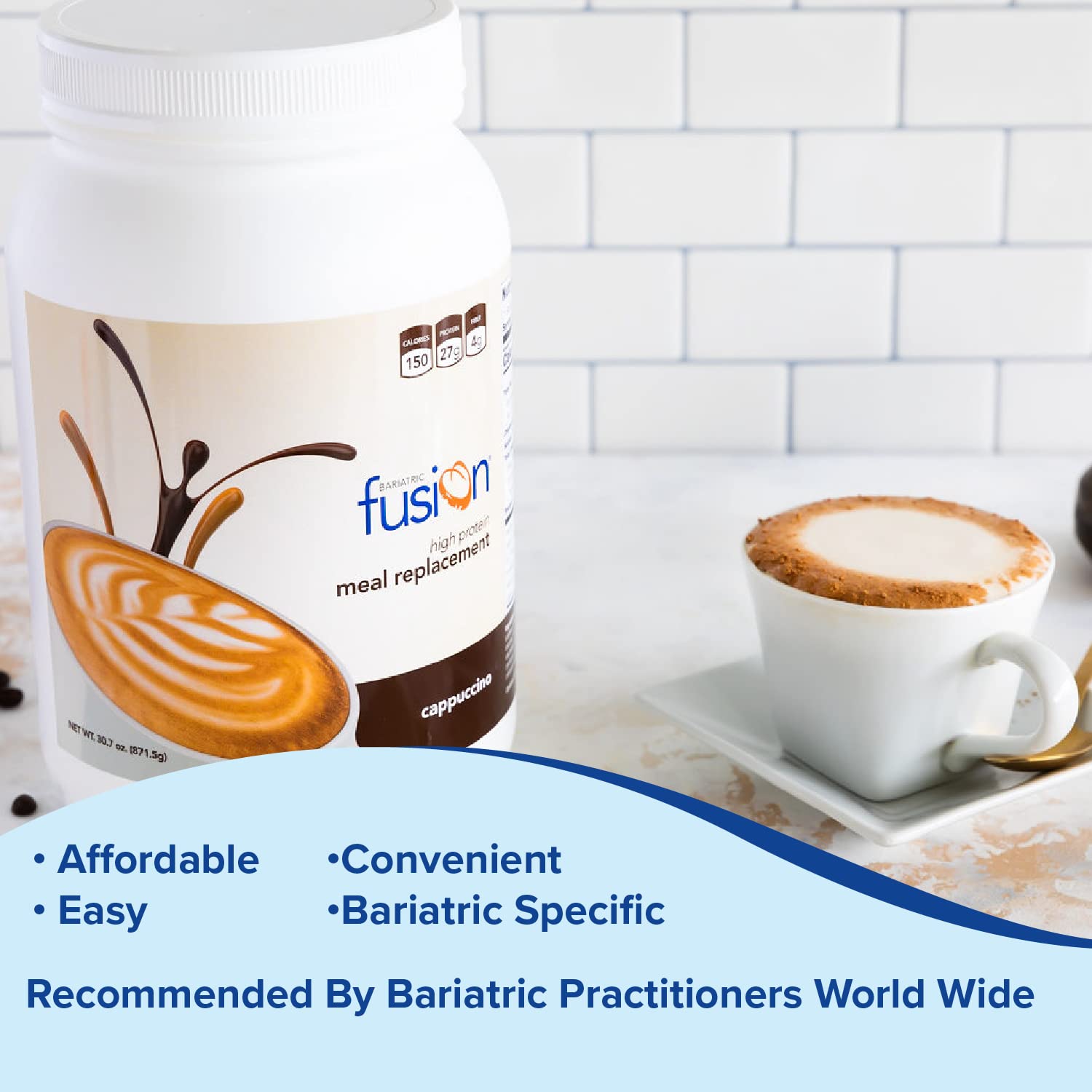 Foto 4 pulgar | Proteína En Polvo Sustitutiva De Comidas Bariatric Fusion Cappuccino - Venta Internacional.