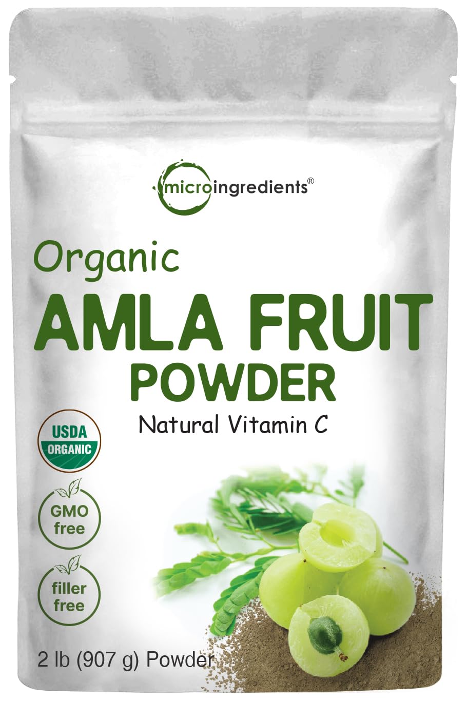 Foto 2 pulgar | Microingredientes Orgánicos De Amla En Polvo  946 Ml  Ricos En Vitamina C - Venta Internacional.