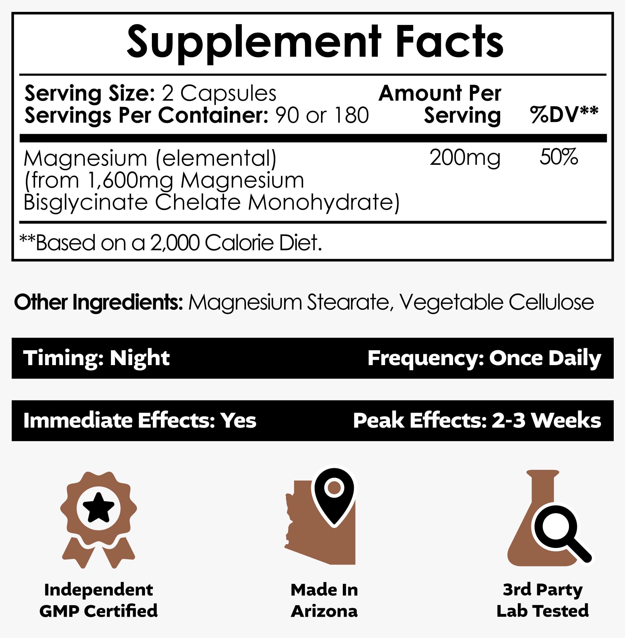 Foto 3 pulgar | Suplemento Nootropics Depot Glicinato De Magnesio 360 Cápsulas - Venta Internacional.