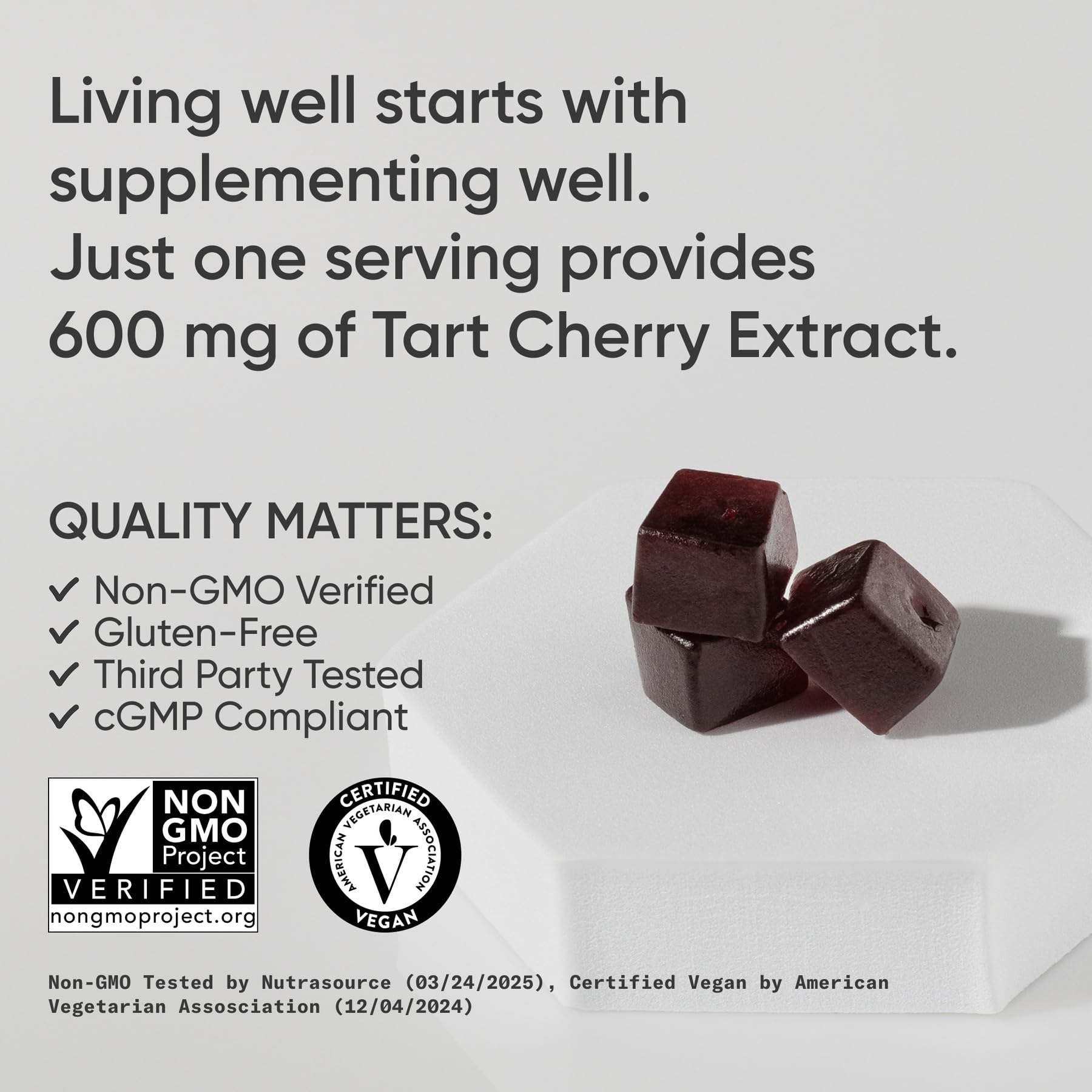 Foto 5 pulgar | Gomita De Cereza Para Tarta Supplements Sports Research  600 Mg  60 Unidades - Venta Internacional.