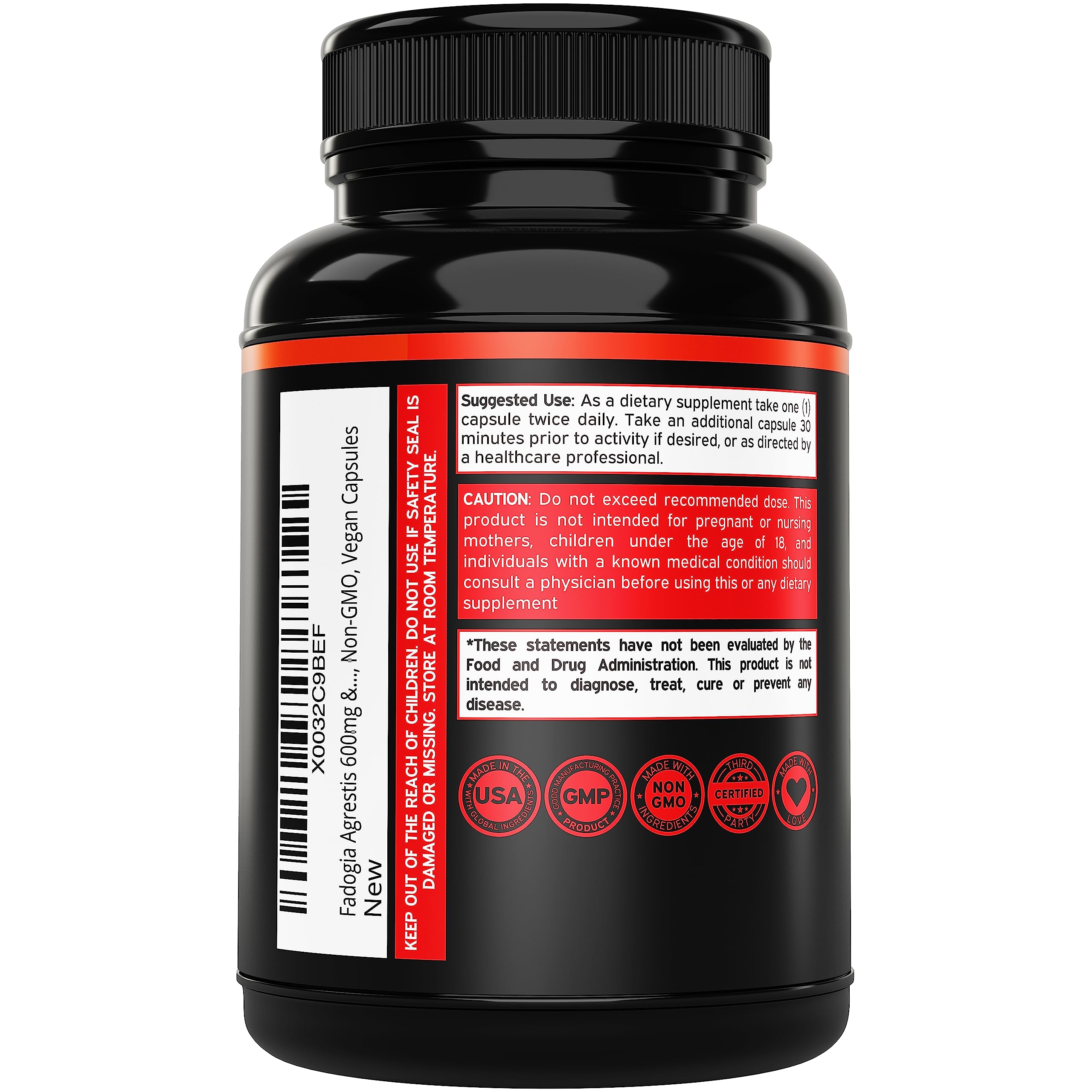 Foto 4 pulgar | Suplemento Dorado Nutrition Fadogia Agrestis Y Tongkat Ali - Venta Internacional.