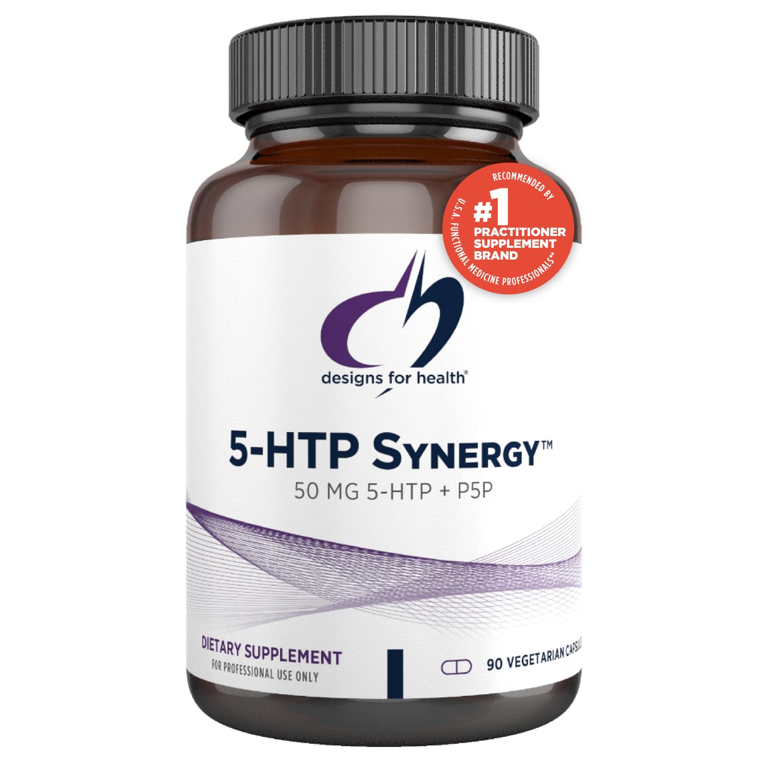 Foto 1 | Diseños De Suplementos Para La Salud 5-htp Synergy 50 Mg Con Vitamina B6 - Venta Internacional.