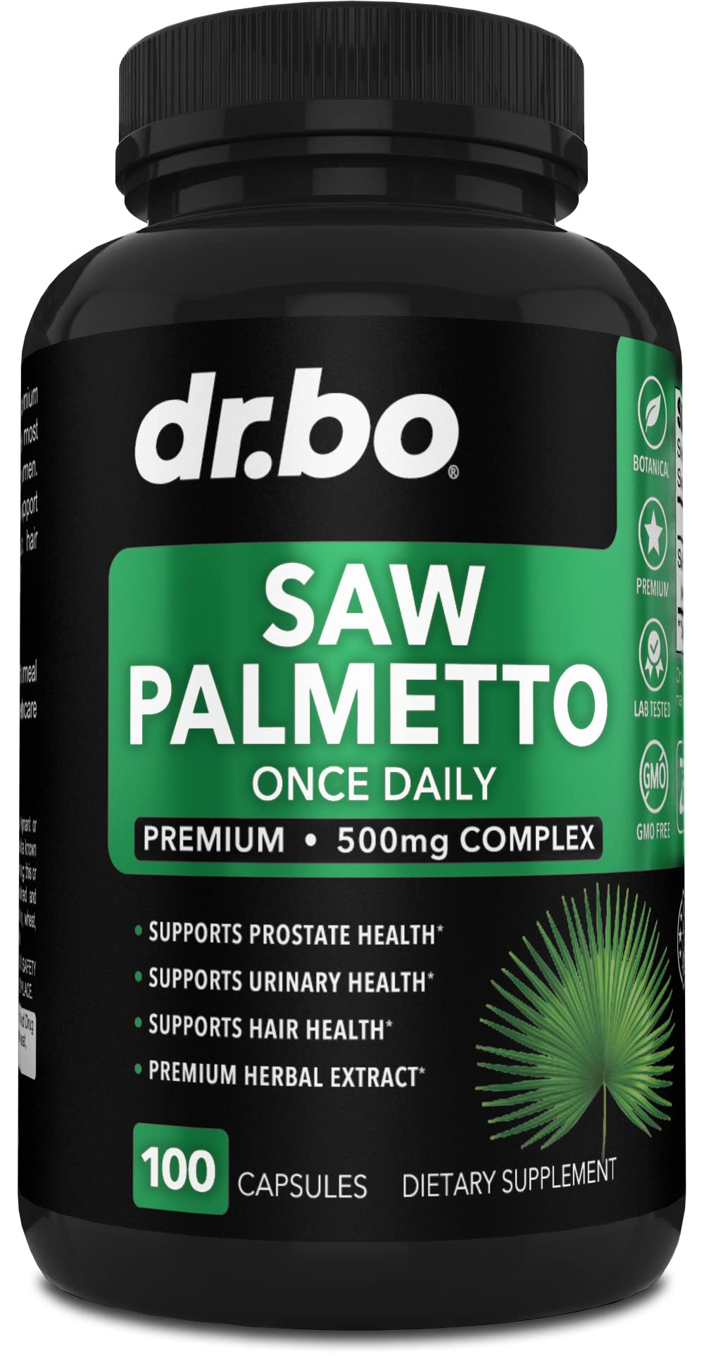 Foto 2 pulgar | Suplemento Dr. Bo Saw Palmetto Para La Próstata Y La Caída Del Cabello - Venta Internacional.