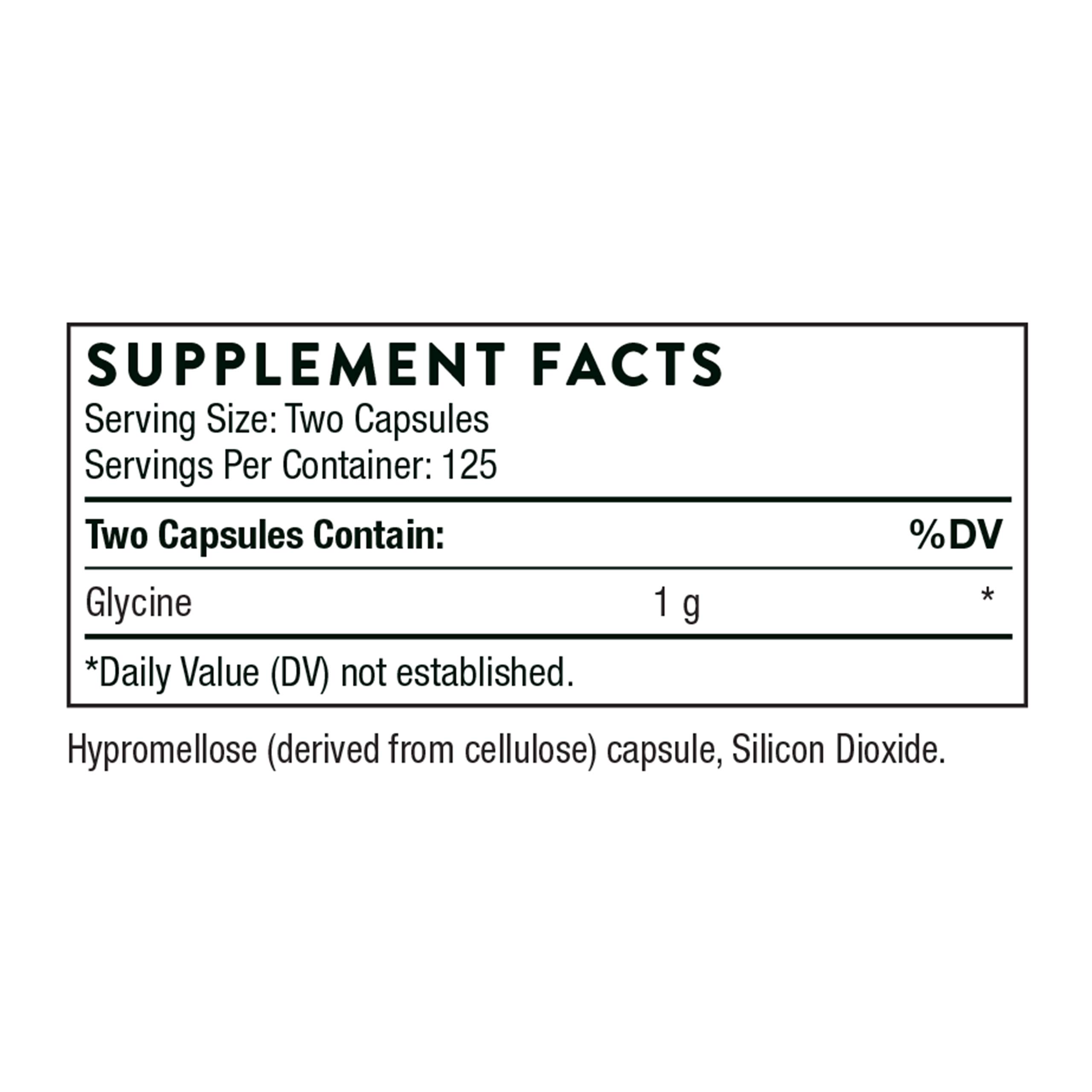 Foto 3 pulgar | Suplemento Thorne Glycine Aminoacid 250 Cápsulas - Venta Internacional.