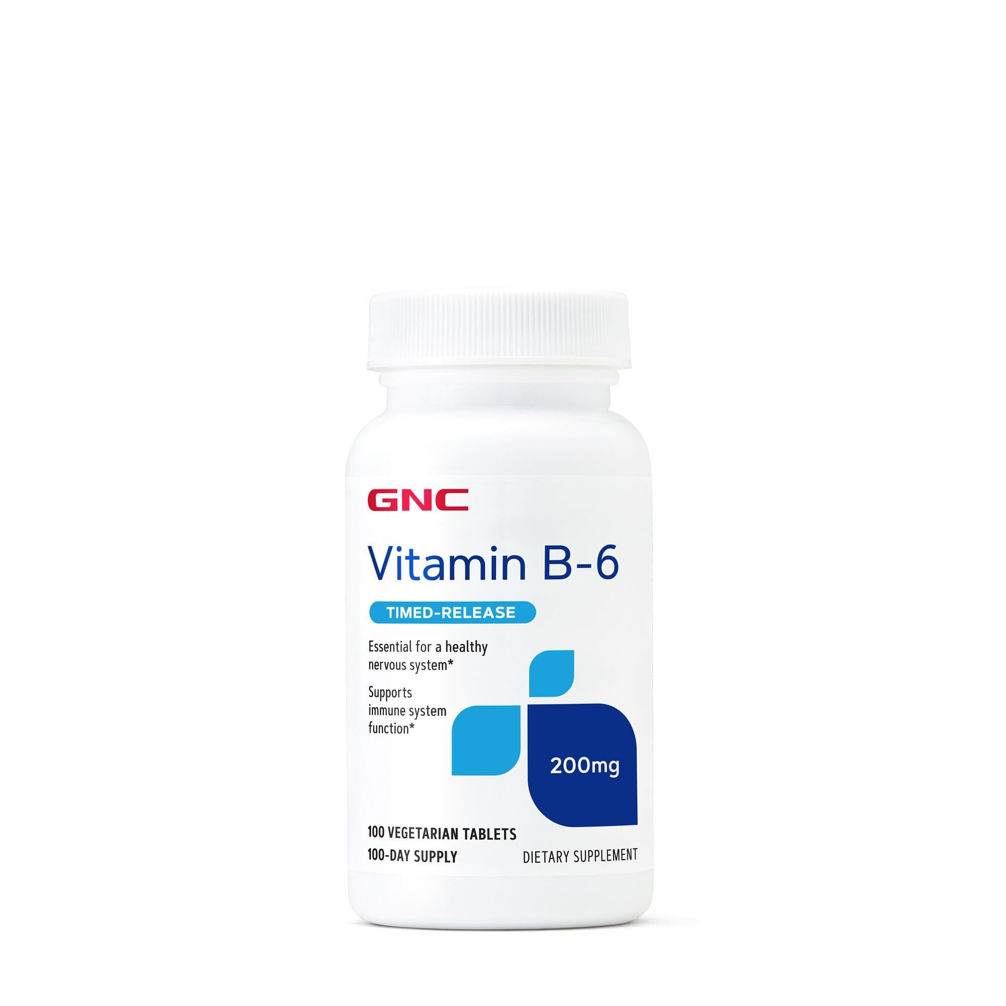 Foto 2 pulgar | Suplemento De Vitamina B6 Gnc De 200 Mg Que Apoya El Sistema Inmunológico Durante 100 Años - Venta Internacional.