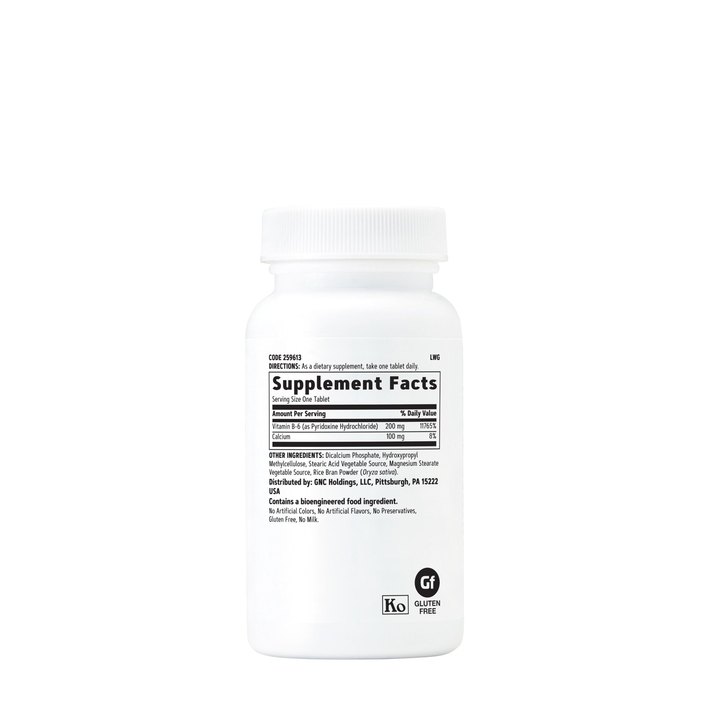 Foto 3 pulgar | Suplemento De Vitamina B6 Gnc De 200 Mg Que Apoya El Sistema Inmunológico Durante 100 Años - Venta Internacional.