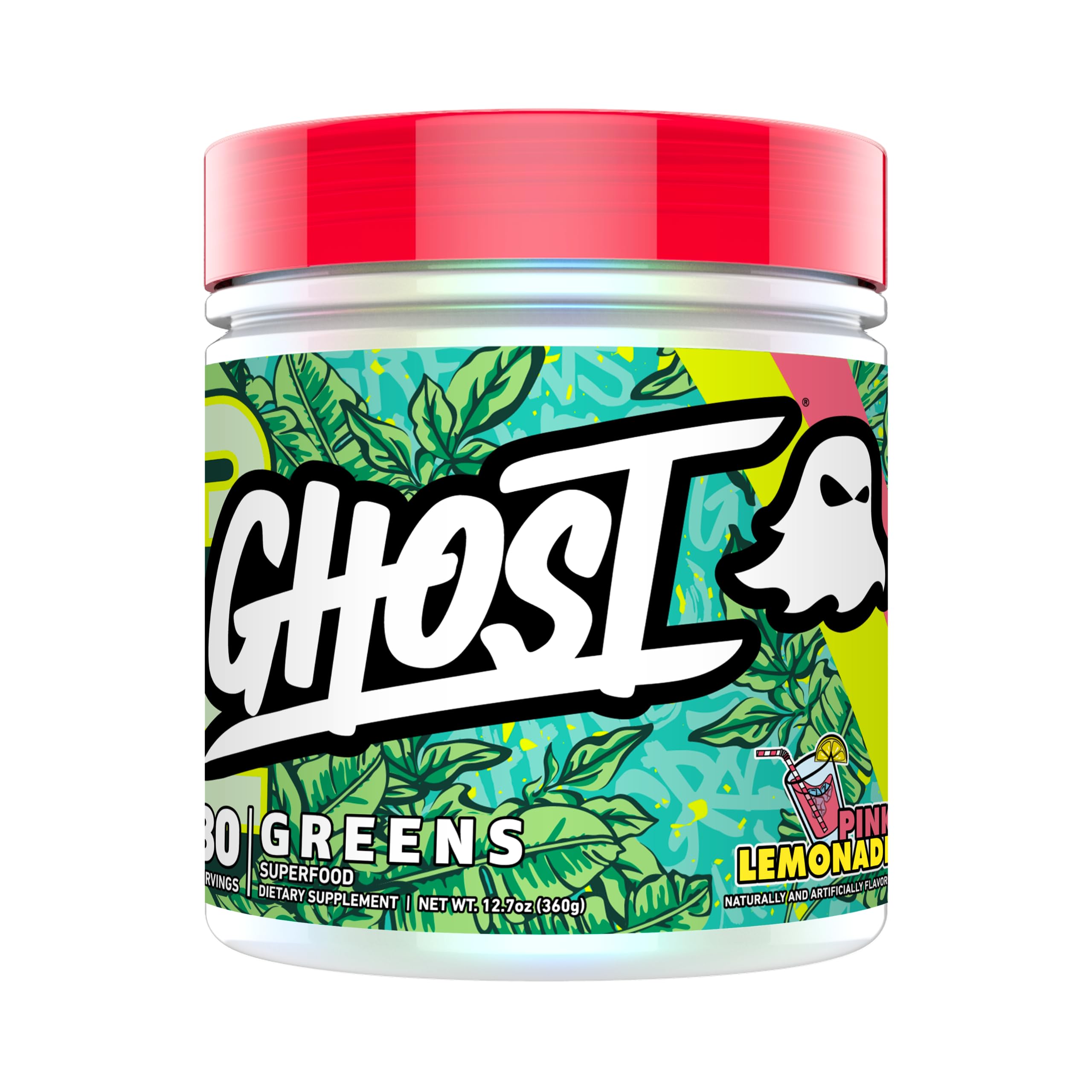Foto 2 pulgar | Suplemento Ghost Greens Powder Pink Lemonade 30 Porciones - Venta Internacional.