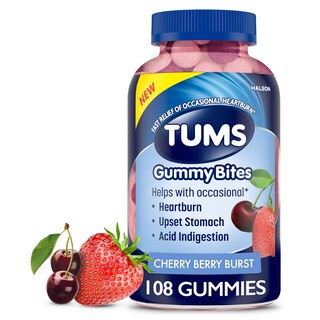 Foto 1 | Suplemento Tums Gummy Bites Dietético Para Acidez Estomacal 108 Unidades - Venta Internacional.