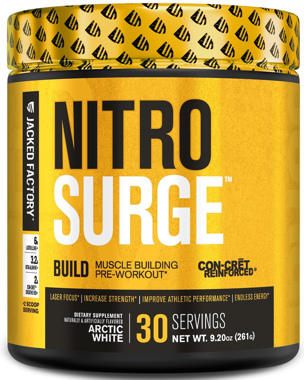 Foto 1 | Construcción Nitrosurge De Jacked Factory Para Antes Del Entrenamiento Con Creatina 30s - Venta Internacional.