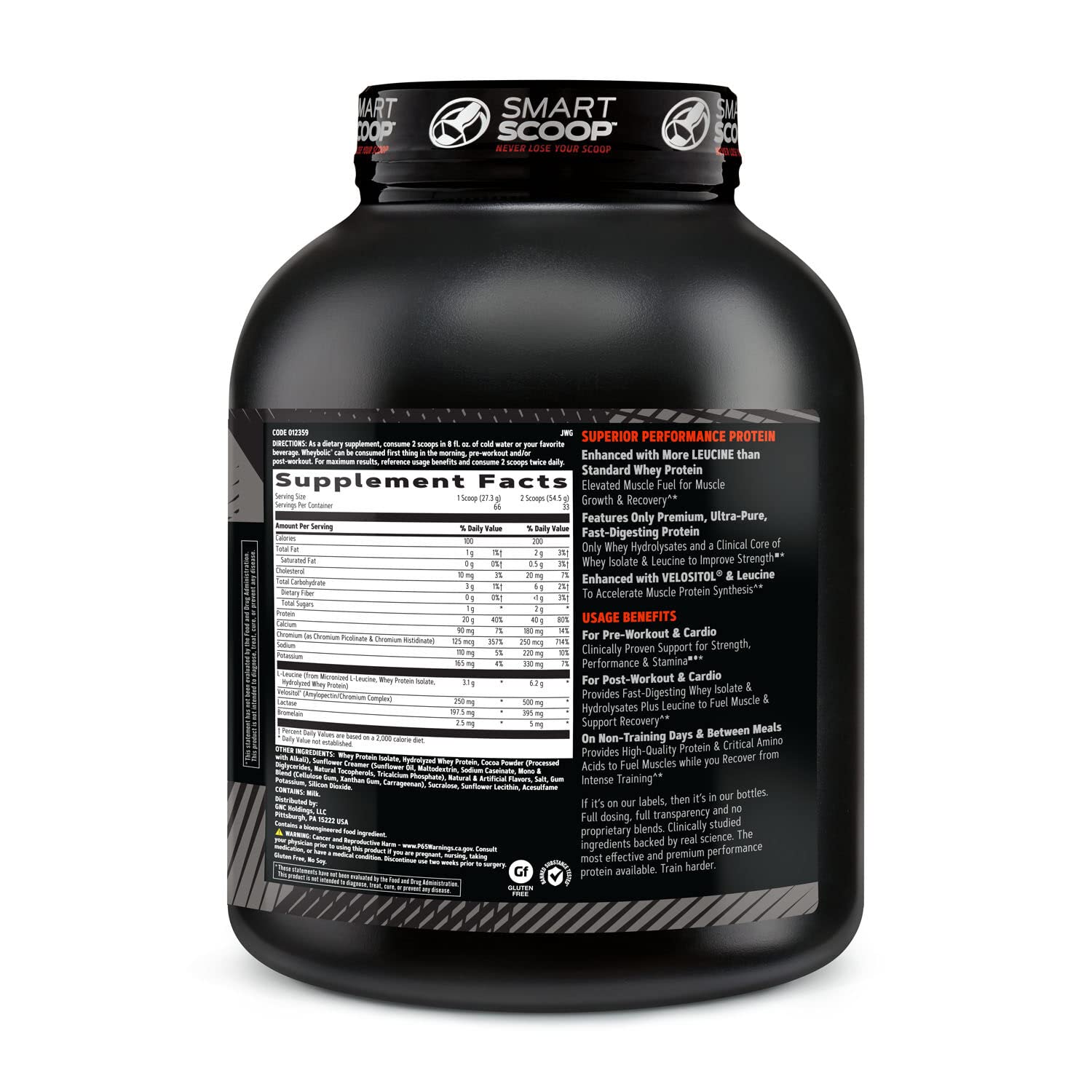 Foto 3 pulgar | Proteína En Polvo Gnc Amp Wheybolic 40 G De Chocolate Con Proteína De Suero - Venta Internacional.