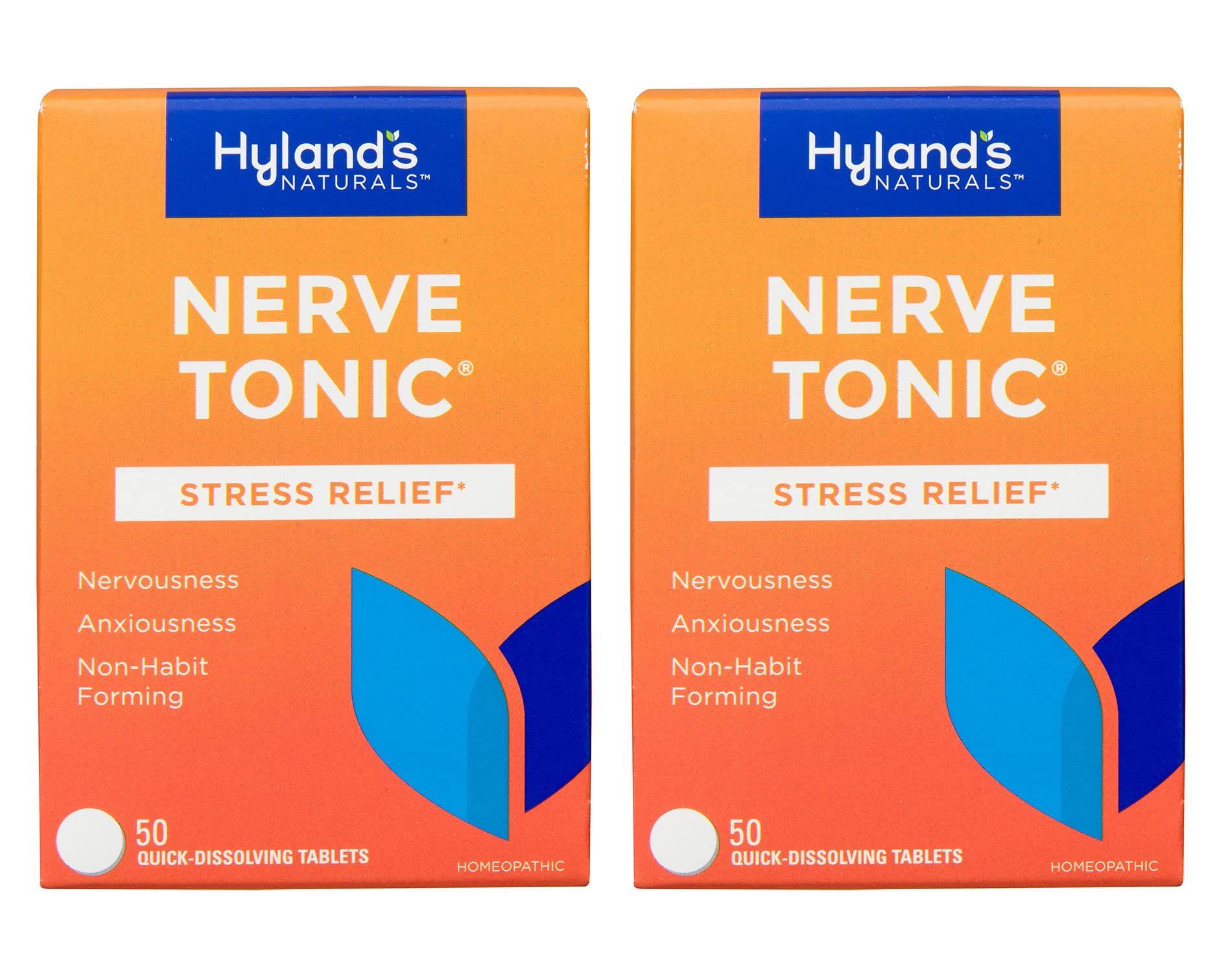 Foto 2 pulgar | Tablets Hyland's Nerve Tonic Stress Relief  50 Unidades (paquete De 2) - Venta Internacional.