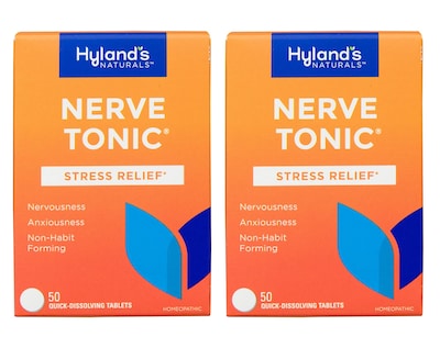 Foto 1 | Tablets Hyland's Nerve Tonic Stress Relief 50 Unidades (paquete De 2) - Venta Internacional.