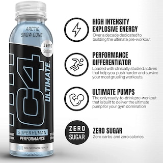 Foto 2 | Bebida Energética Cellucor C4 Ultimate Sin Gas 355 Ml (x12) - Venta Internacional.