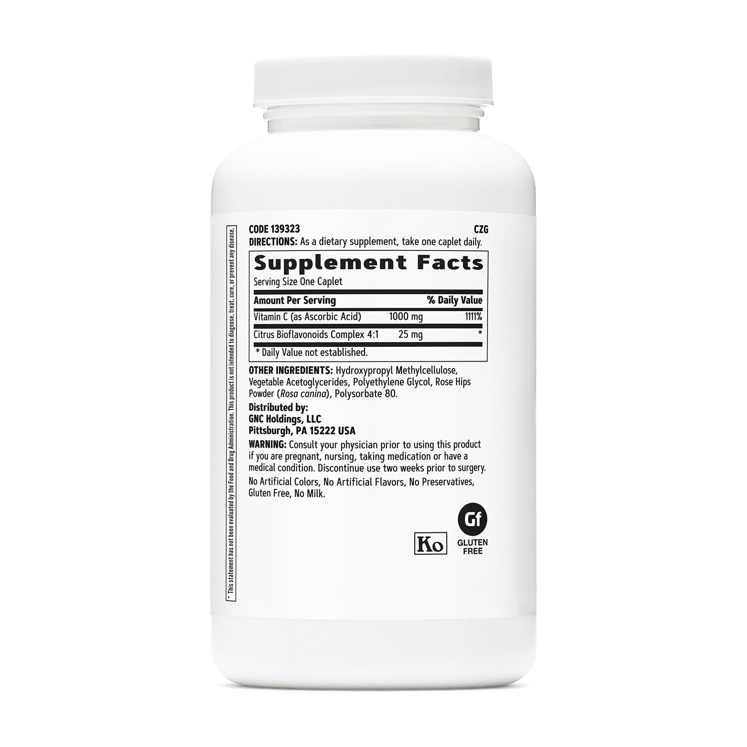 Foto 3 pulgar | Suplemento De Vitamina C 1000 De Gnc Con Bioflavonoides  180 Tabletas - Venta Internacional.