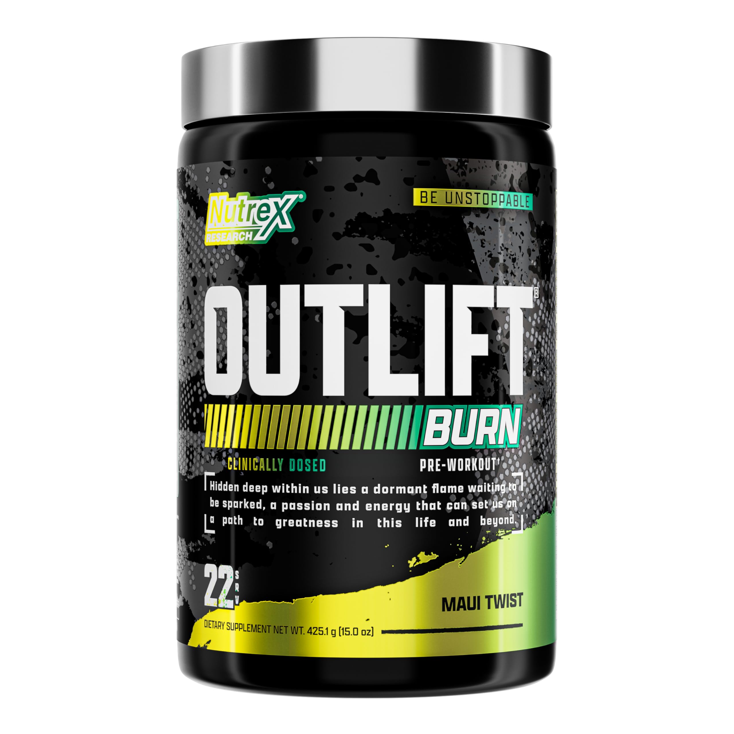 Foto 2 pulgar | Suplemento Para Antes Del Entrenamiento Nutrex Outlift Burn  22 Porciones - Venta Internacional.