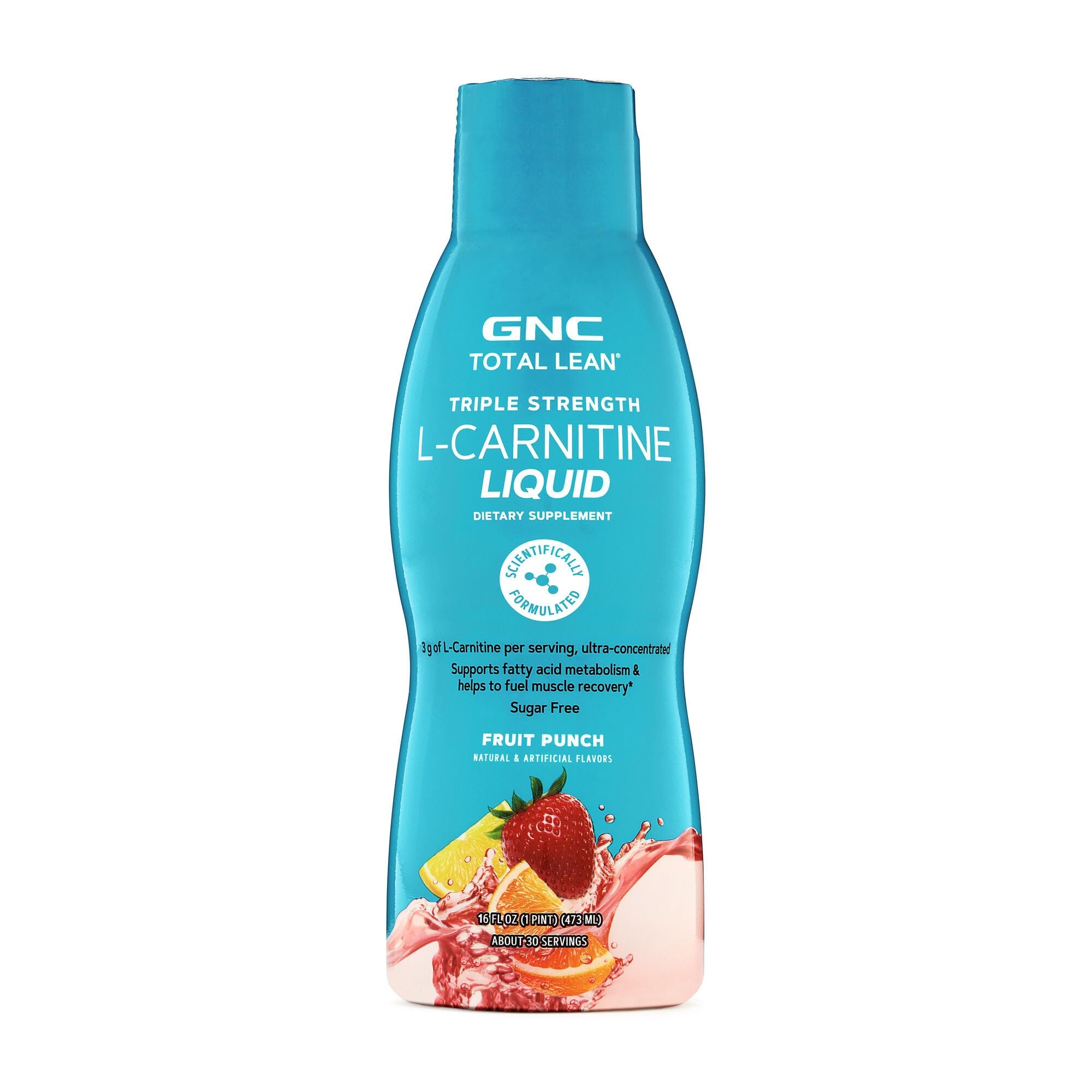 Foto 2 pulgar | Suplemento Gnc Total Lean De L-carnitina Triple Strength 480 Ml - Venta Internacional.
