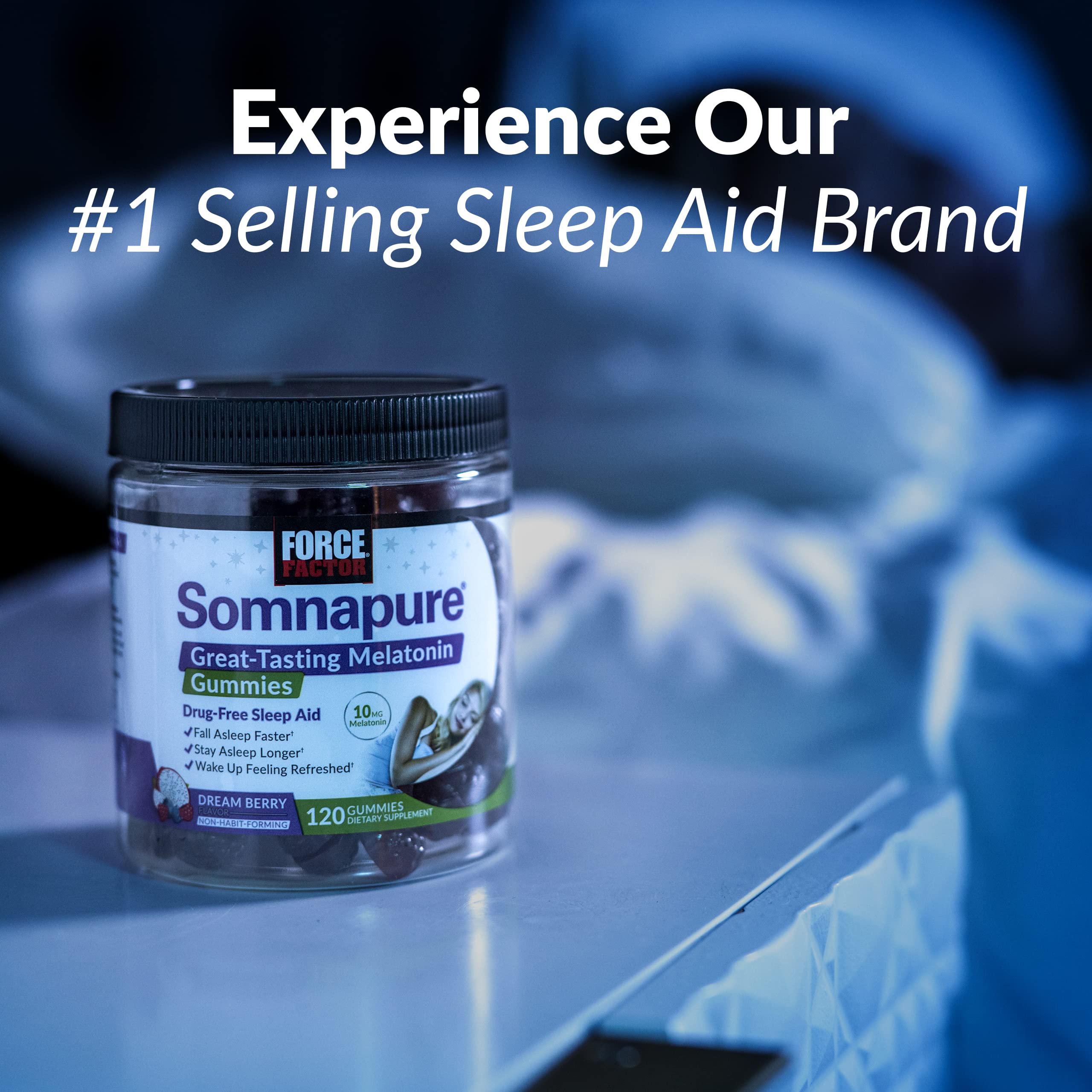 Foto 8 pulgar | Sleep Aid Force Factor Somnapure Clinical Strength 30 Quilates X 3 - Venta Internacional.