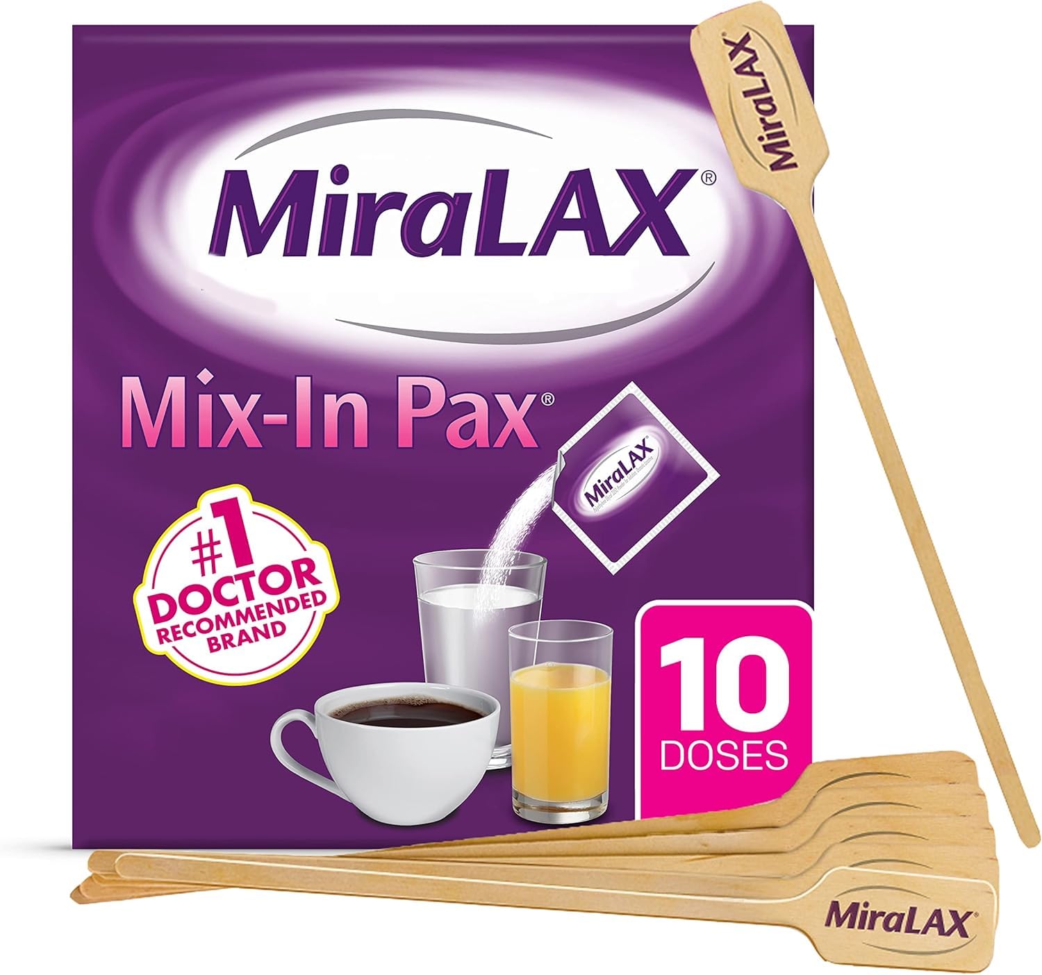 Foto 1 | Laxante En Polvo Miralax Gentle Sestretin Relief 10 Dosis - Venta Internacional.