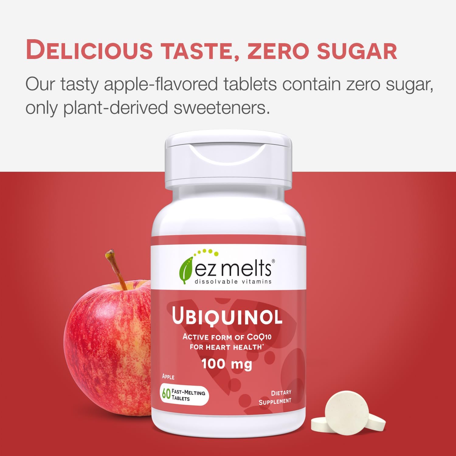 Foto 5 | Suplementos Ez Melts  Ubiquinol Soluble  100 Mg De Coq10 - Venta Internacional.