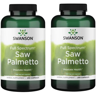 Foto 1 | Suplemento Swanson Saw Palmetto 540 Mg 250 Cápsulas (paquete De 2) - Venta Internacional.